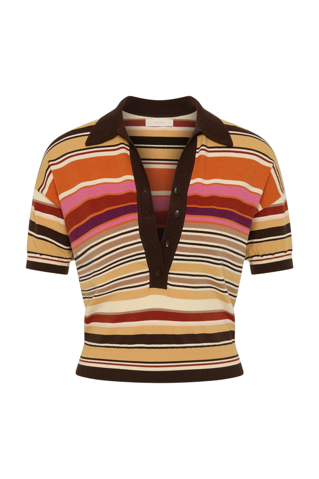 Sable Polo Shirt Murano Amber