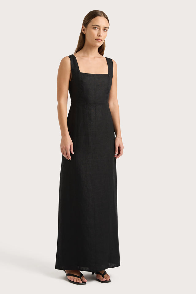 Lais Midi Dress Black