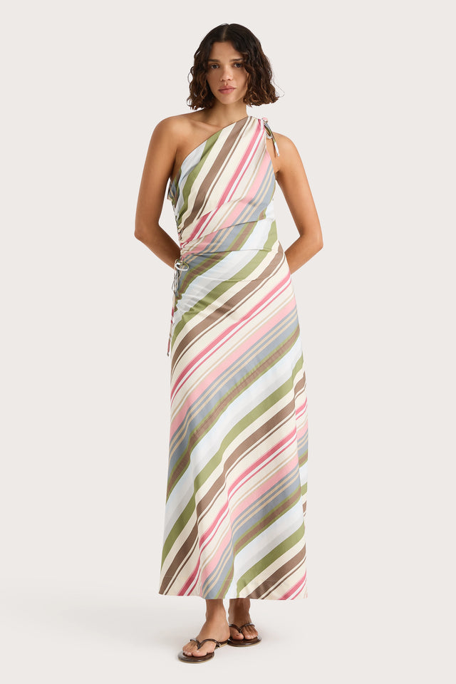 Laureles Maxi Dress Meleu Stripe Multi