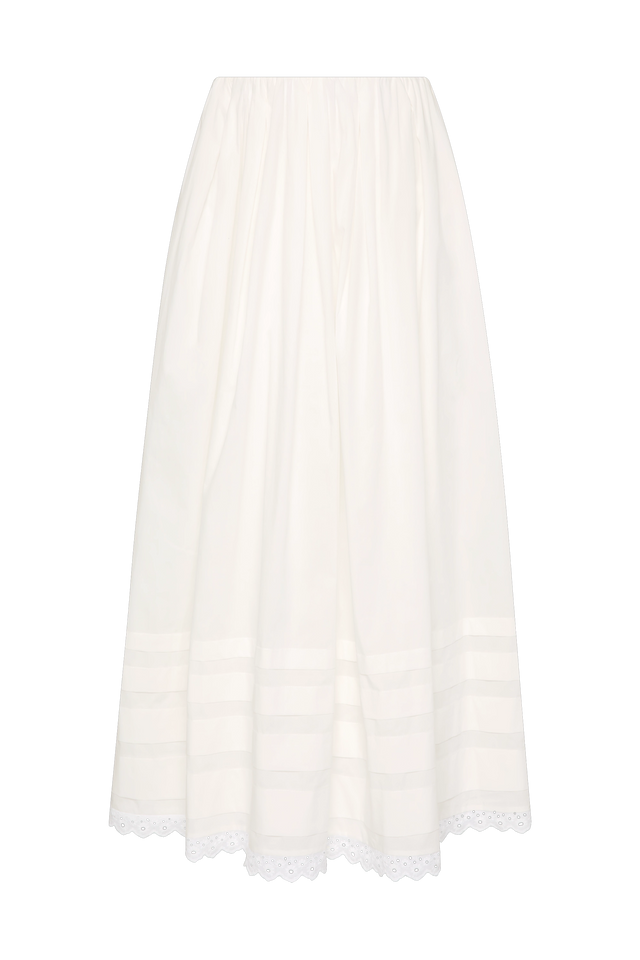 Ruth Skirt White Faithfull the Brand INT - Main Image