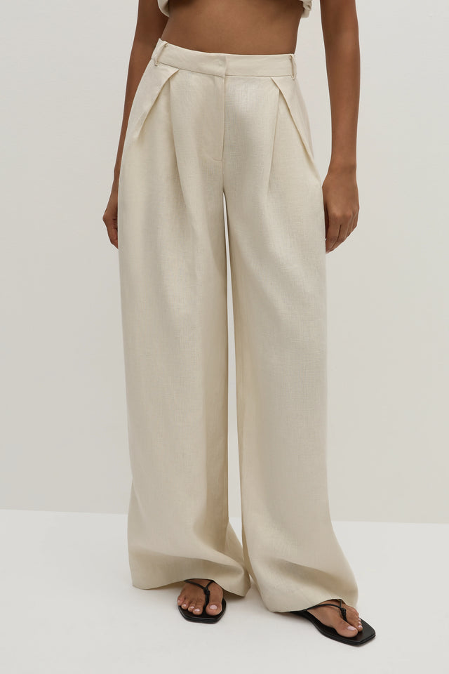Sofia Trouser Ecru