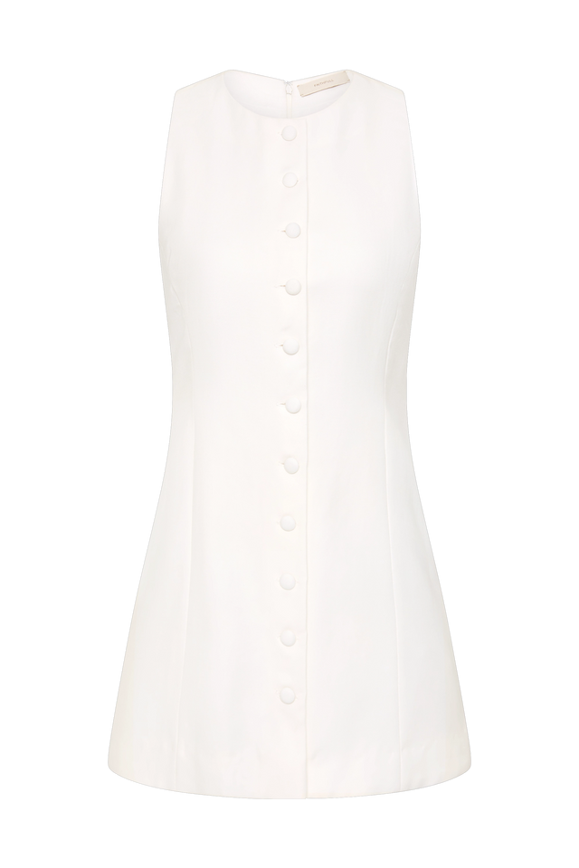 Eveline Mini Dress White