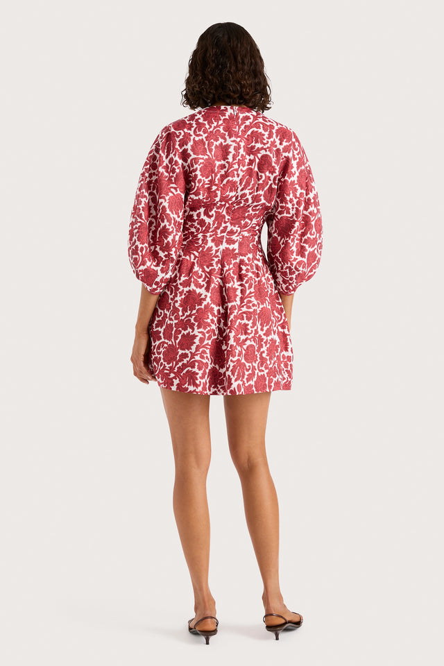 Soleil Mini Dress Heuchera Print