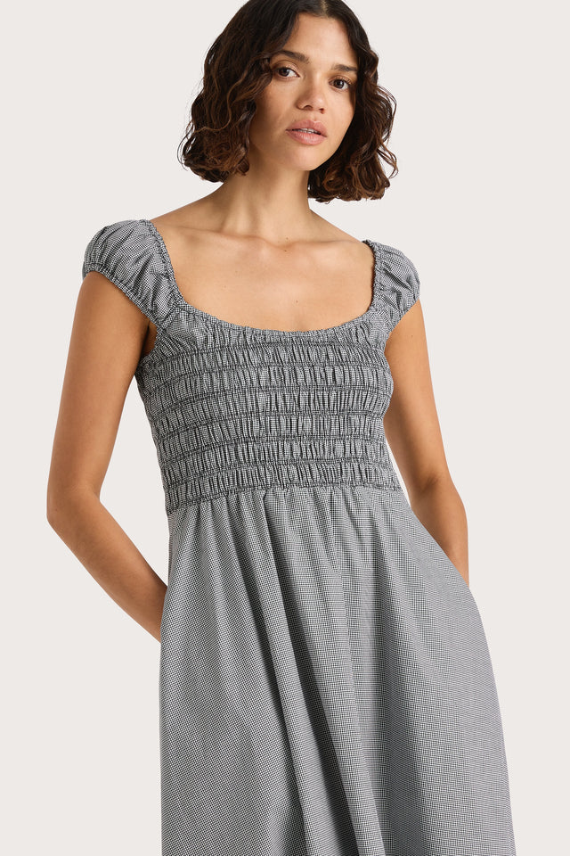 faithfull the brand emilia midi dress FAITHFUL THE BRAND Emilia MIDI DRESS