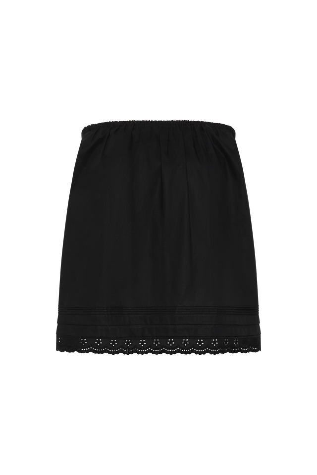 Filomena Top Fiore Lace Black