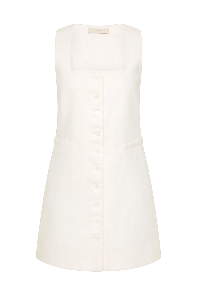 Jaques Mini Dress White