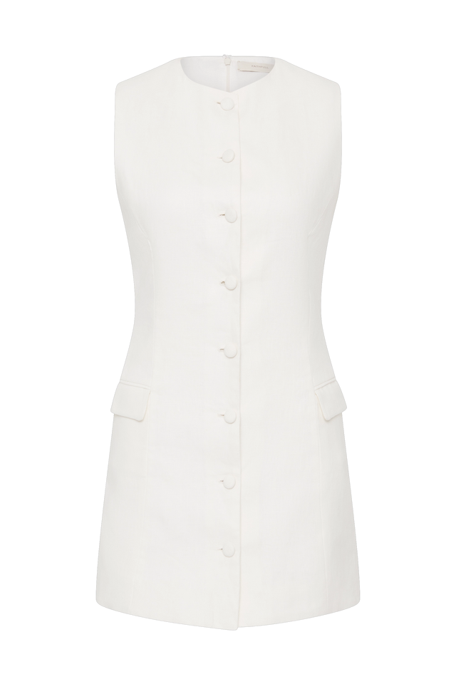 Jane Mini Dress White