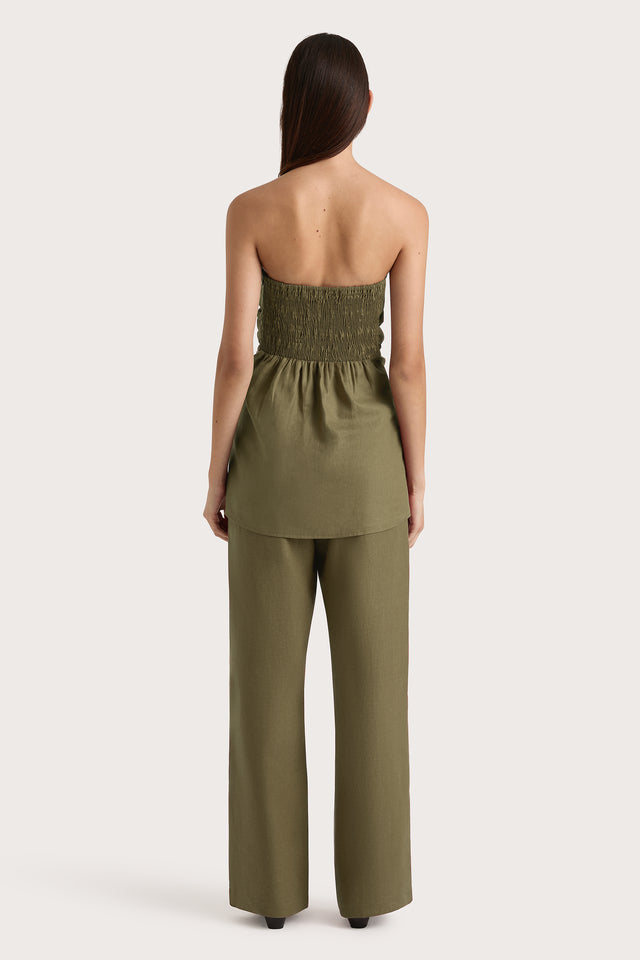 Boe Tunic Top Khaki - Final Sale