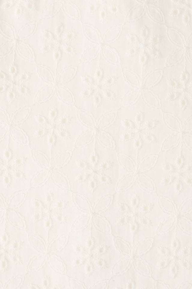 Juana Maxi Dress Valentina Broderie White