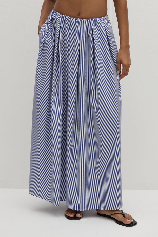 Astrid Skirt Helle Stripe Vintage Navy