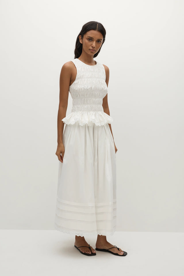Thea Top White