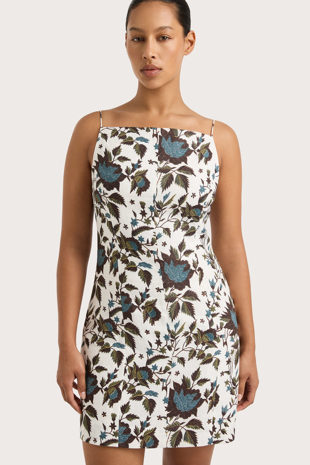 poet linen mini dress Poet Mini Dress