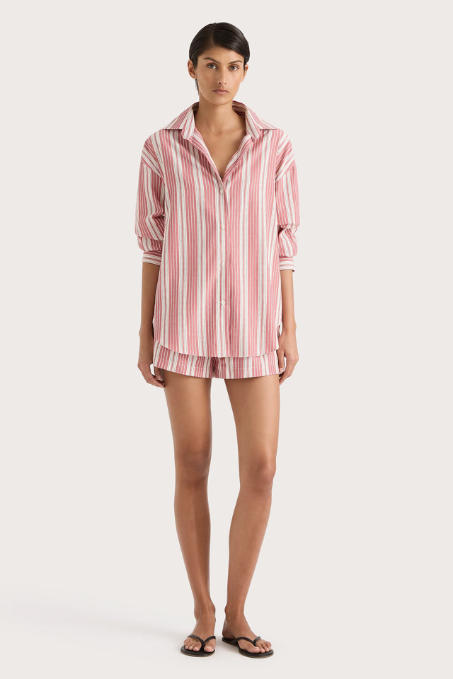 En Vau Shirt Cherry Stripe