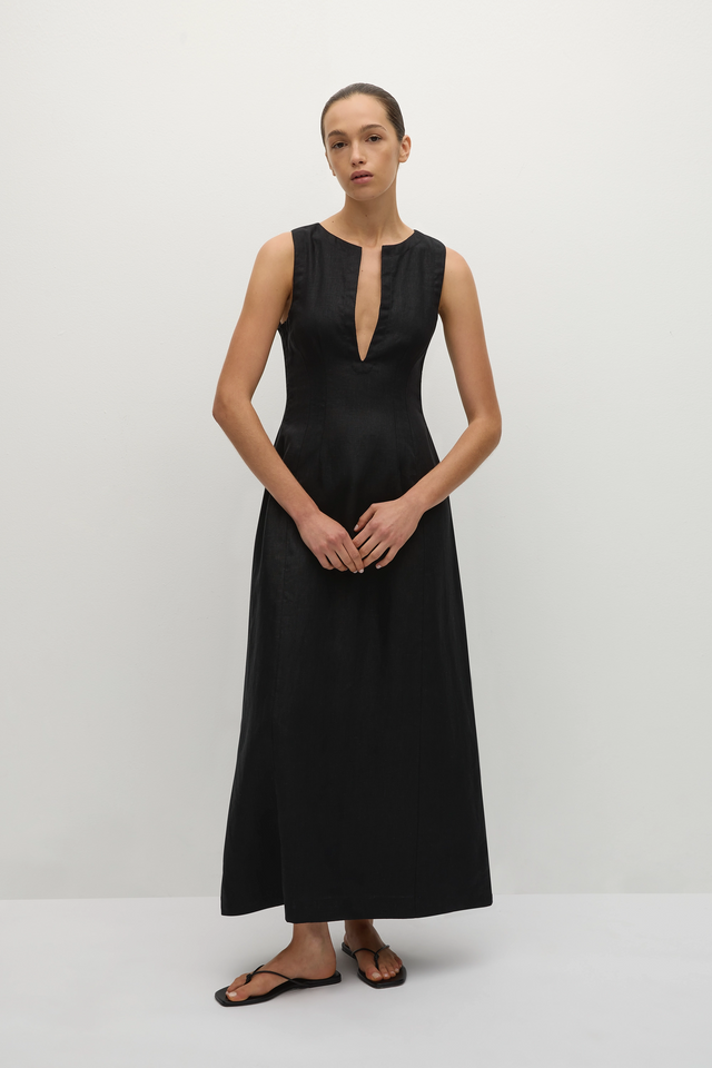Faithfull | Women's Melia Maxi Dress Black - Final Sale | S Faithfull | Women's Melia Maxi Dress Black - Final Sale | S