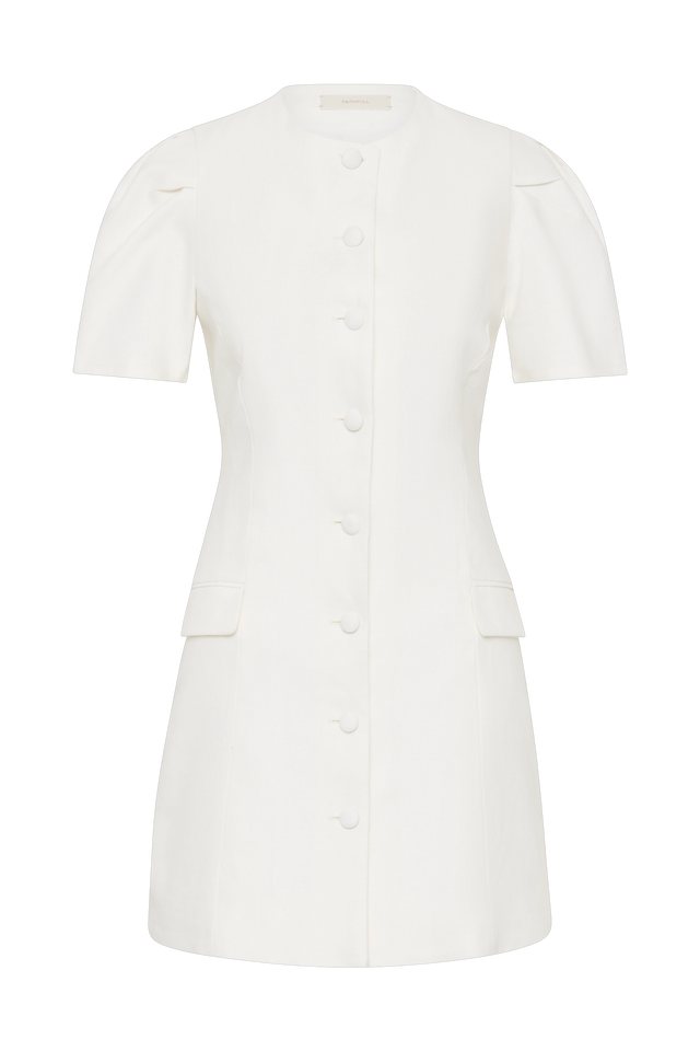 Emma Mini Dress White