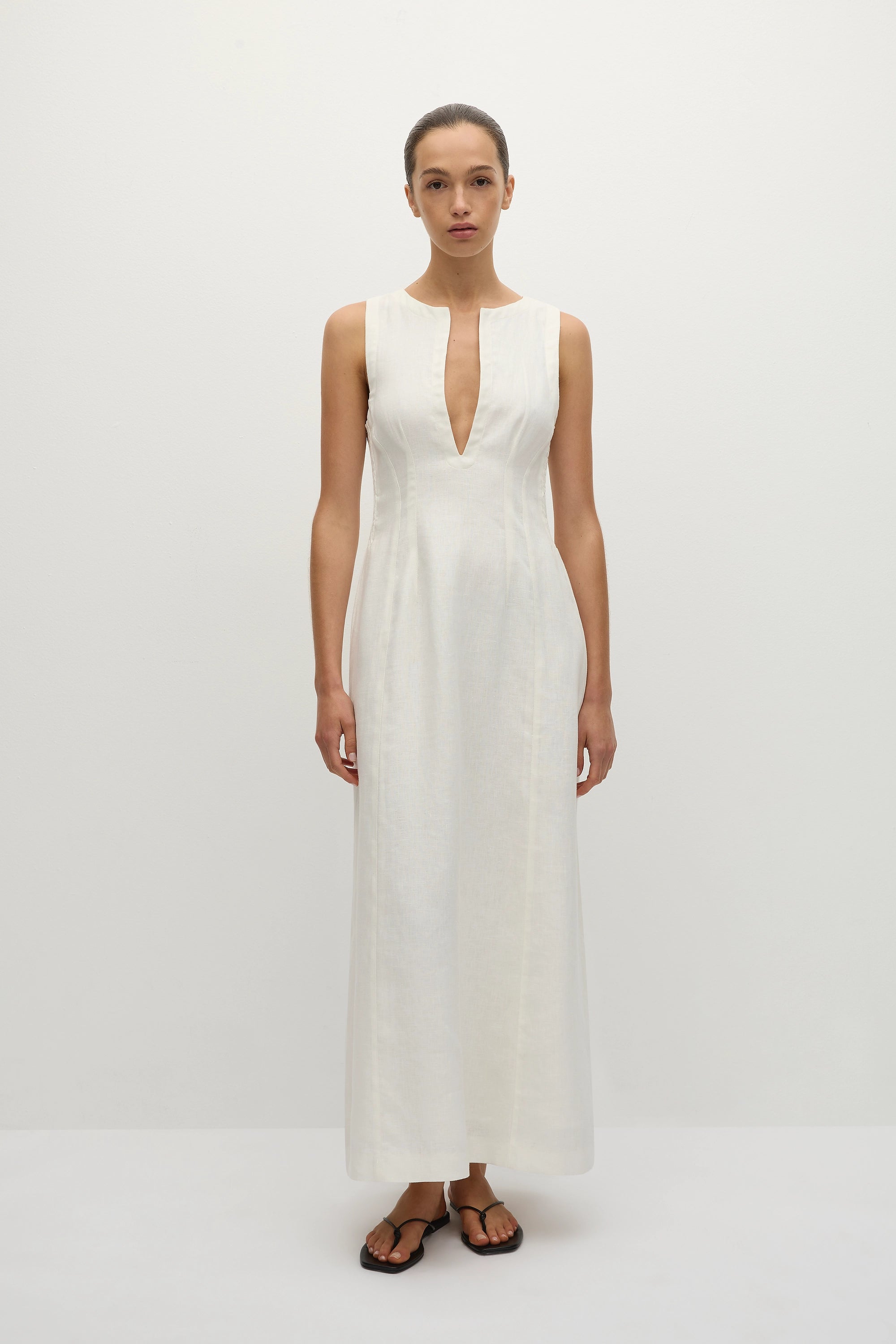 Melia Maxi Dress - White
