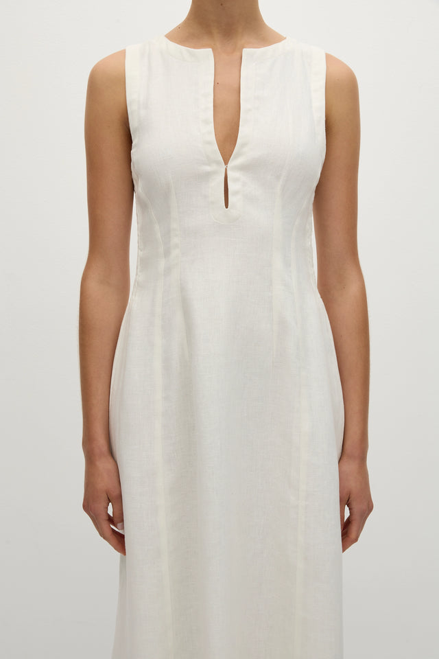 Melia Maxi Dress White - Faithfull the Brand INT Melia Maxi Dress White - Faithfull the Brand INT
