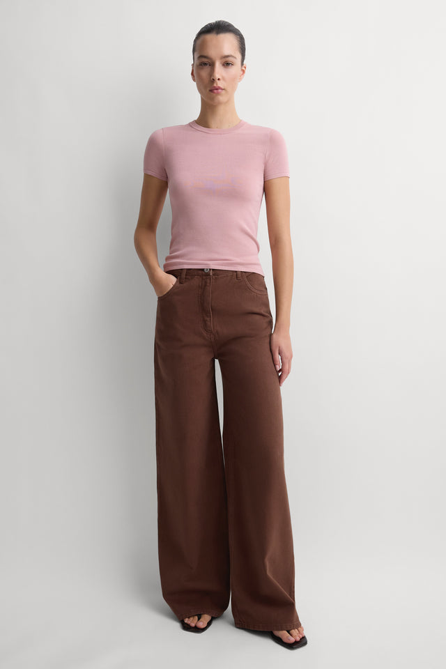 Malia Denim Pant Carob
