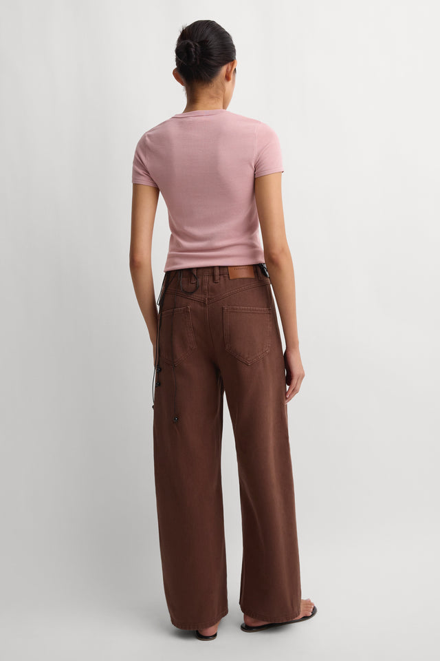 Malia Denim Pant Carob