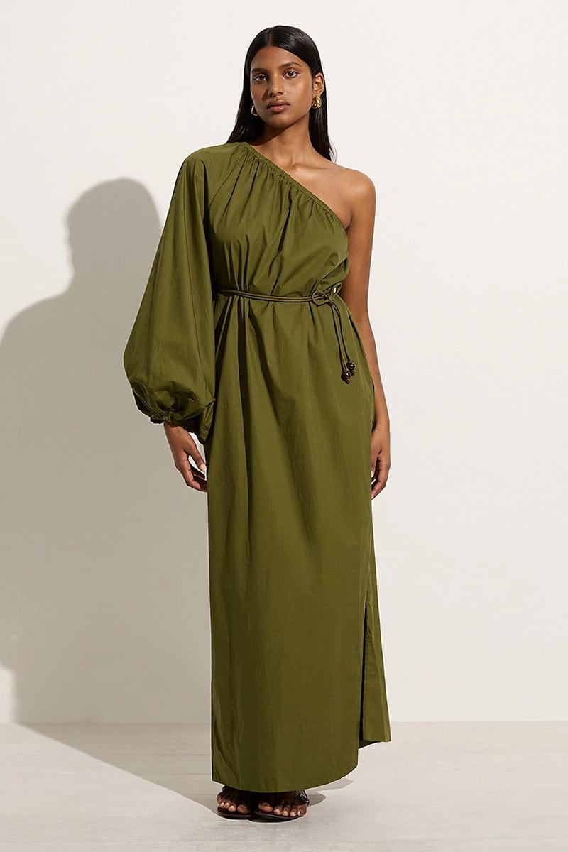 Amorosa Maxi Dress Olive - Faithfull the Brand