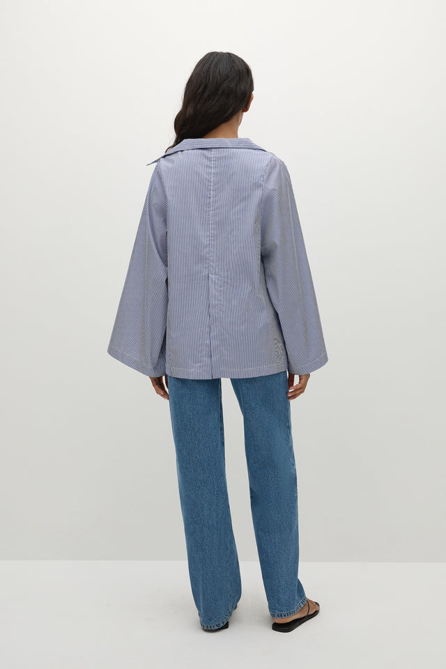 Gaia Top Helle Stripe Vintage Navy