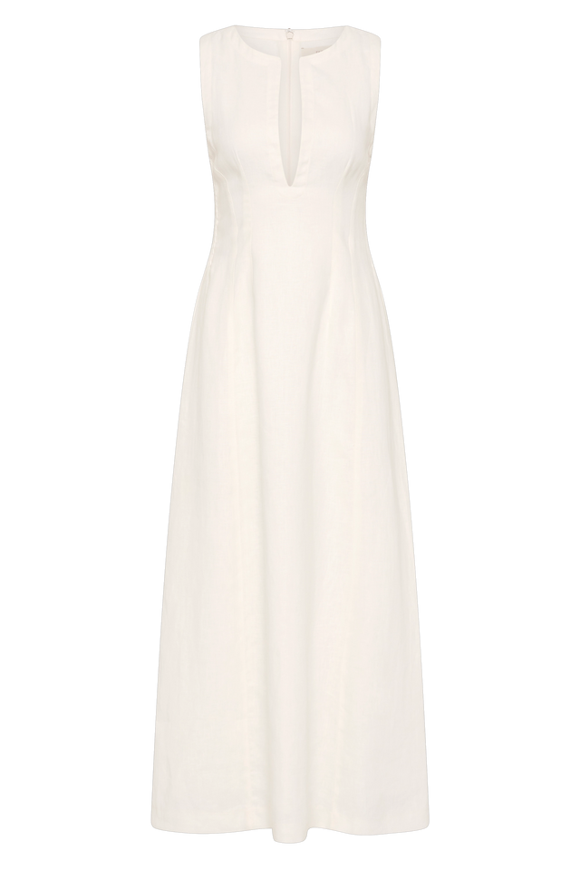 Melia Maxi Dress White - Faithfull the Brand INT Melia Maxi Dress White - Faithfull the Brand INT