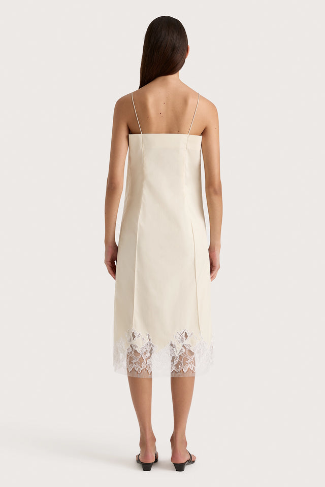 Etienne Midi Dress Off White