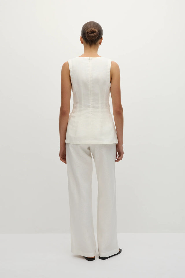 Sanne Pant White - Final Sale