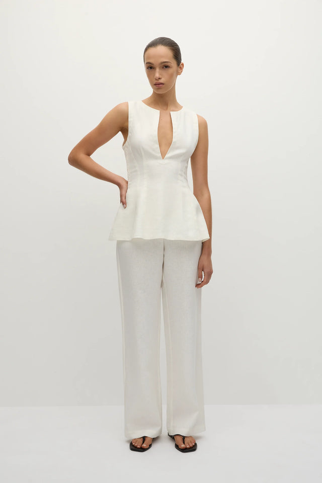 Sanne Pant White - Final Sale