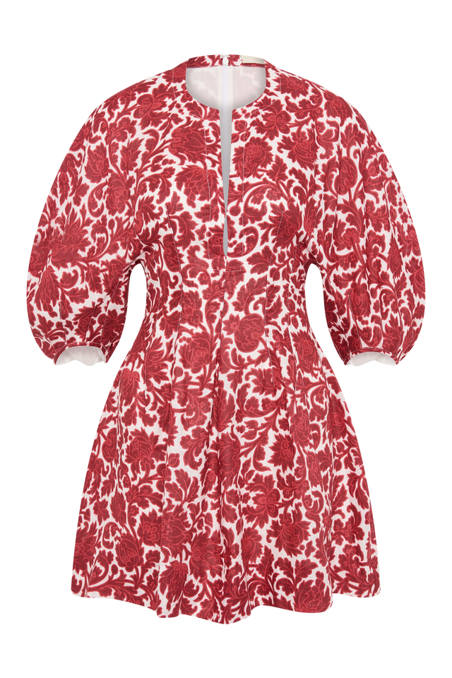 Soleil Mini Dress Heuchera Print