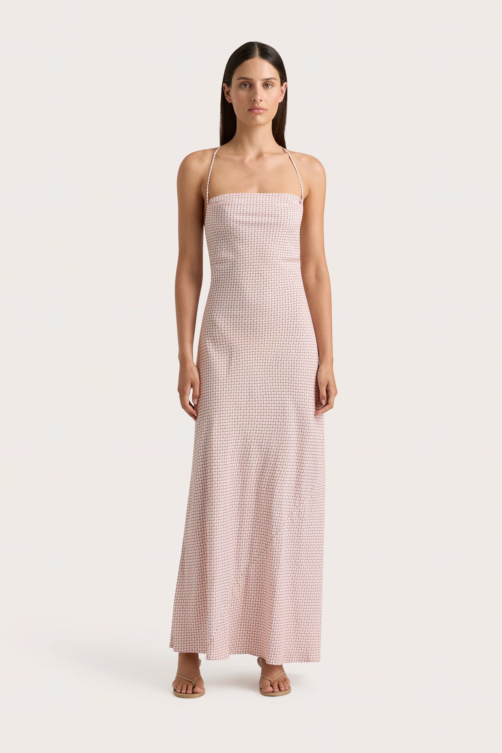 最終価格　美品 Kyra Maxi Dress Apricot Blush xs Kyra Maxi Dress ~ Apricot Blush – Daughters of India