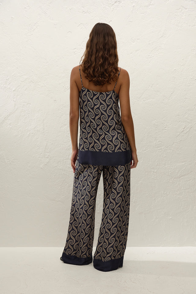Aina Top Juanita Swirl Indigo