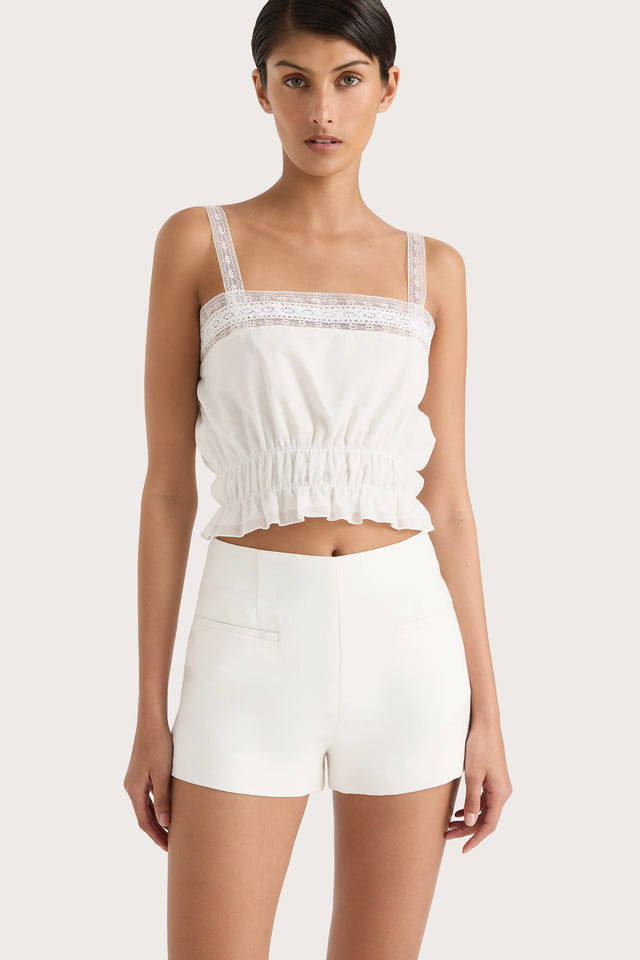 Camille Top White