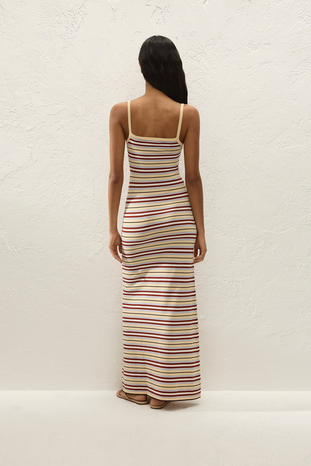 Doris Maxi Dress Cila Stripe Butter