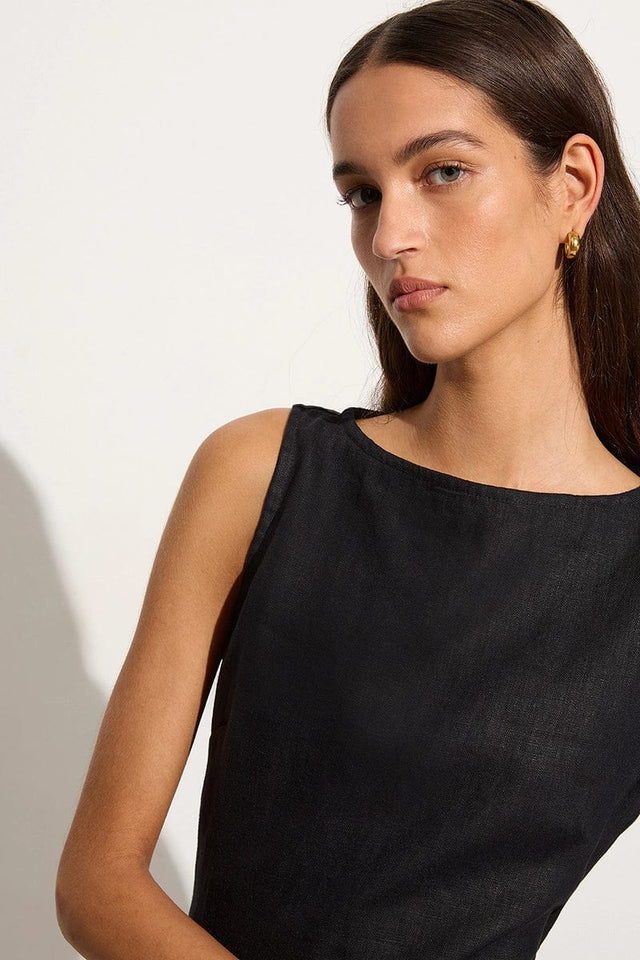 Lui Mini Dress Black - Faithfull the Brand Lui Mini Dress Black - Faithfull the Brand