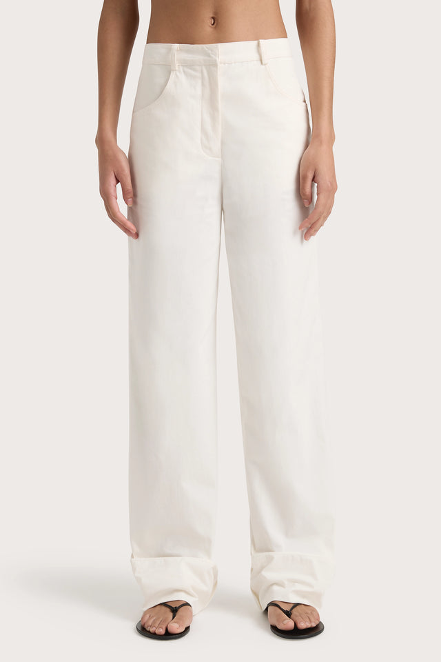 Diso Pant White