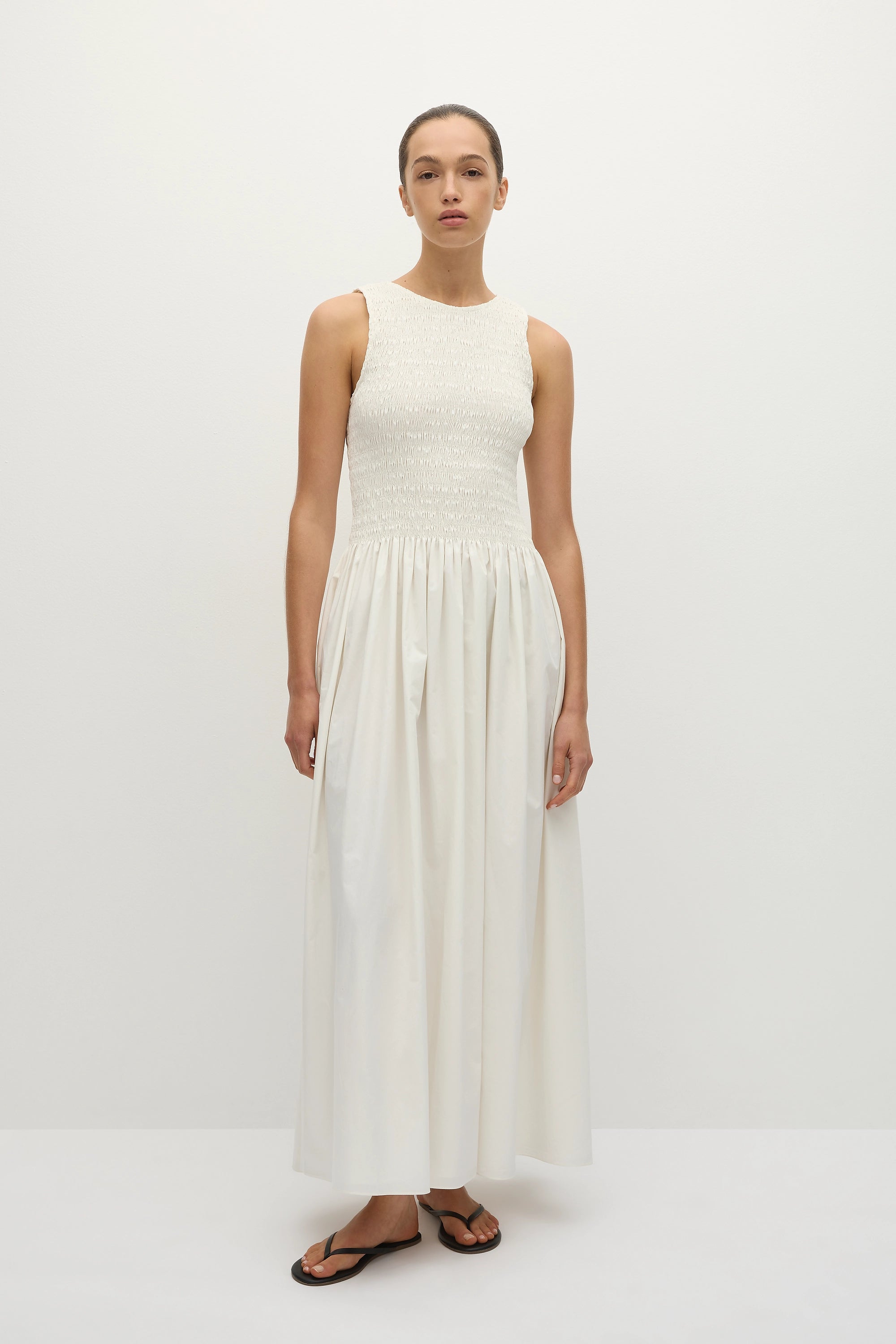 Alena Maxi Dress White