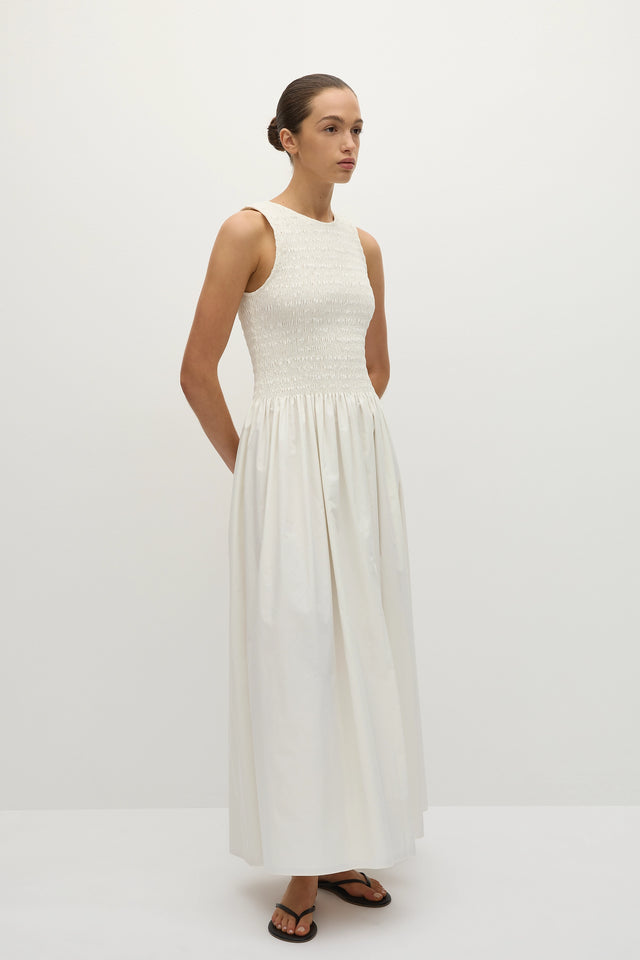 Alena Maxi Dress White