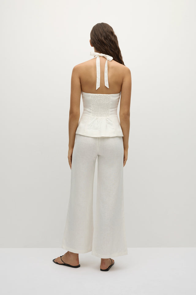 Marie Top White