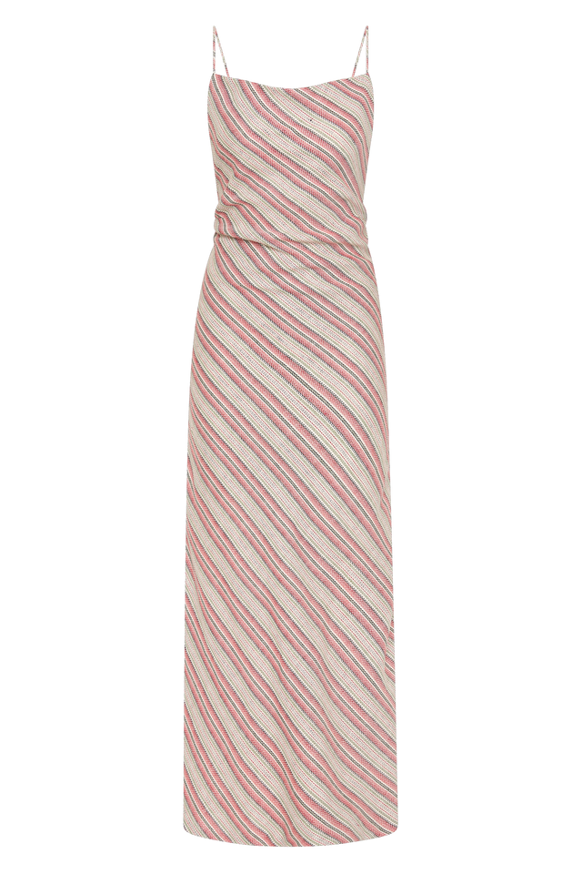 Lison Dress Watermelon Stripe