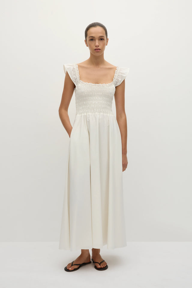 faithfull the brand fran midi dress Fran Midi Dress in Ida Floral Print by Faithfull for Rent