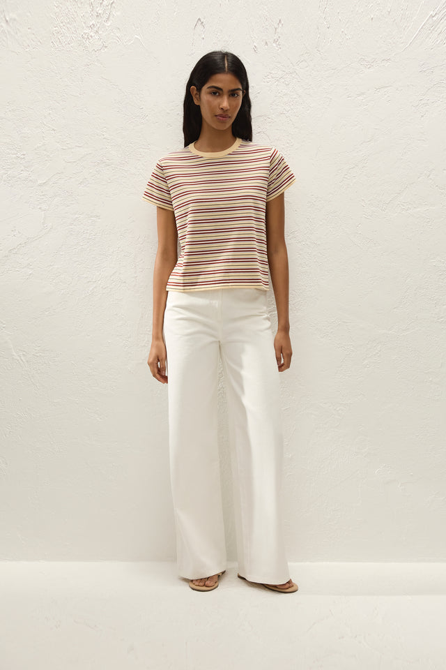 Estela T-Shirt Cila Stripe Butter
