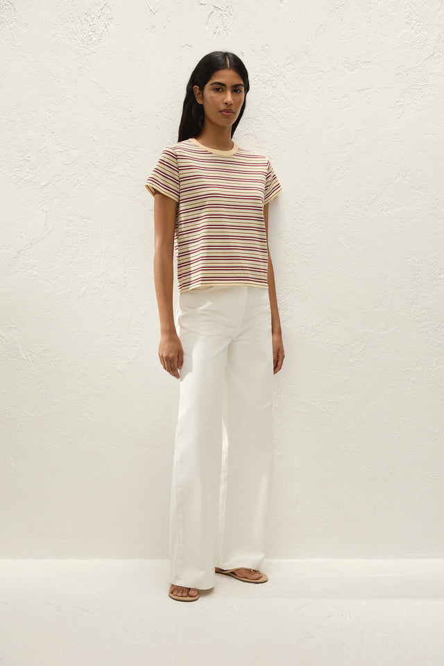 Estela T-Shirt Cila Stripe Butter
