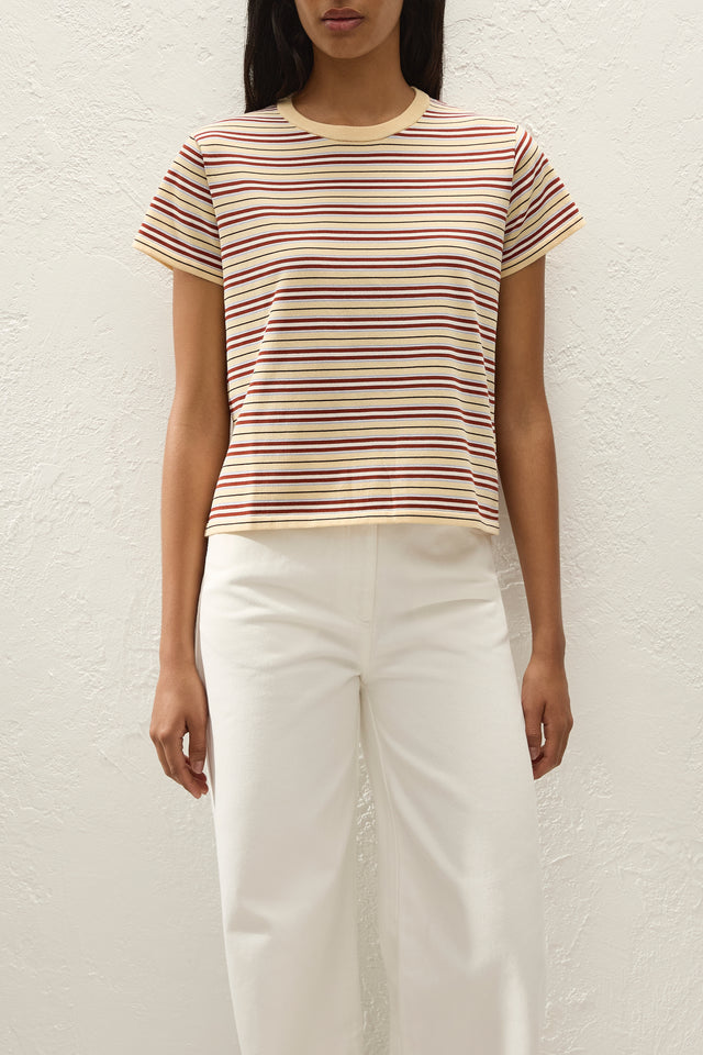 Estela T-Shirt Cila Stripe Butter