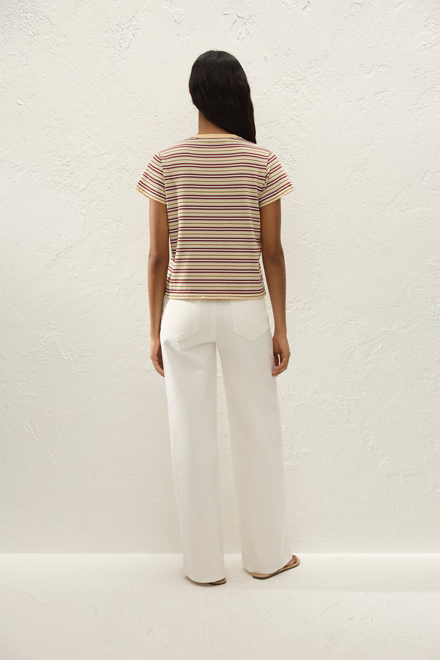 Estela T-Shirt Cila Stripe Butter