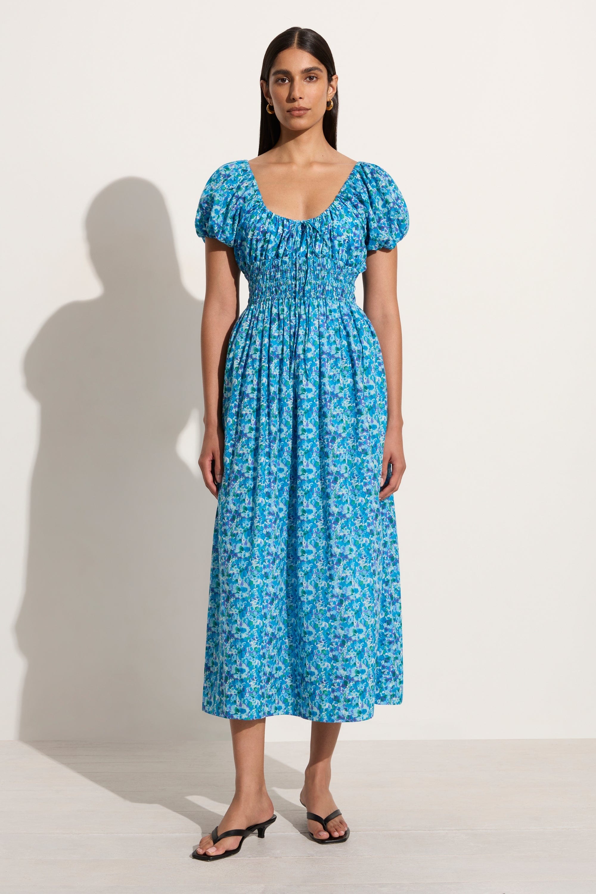 Faithfull the Brand Wyldie shops Midi Dress