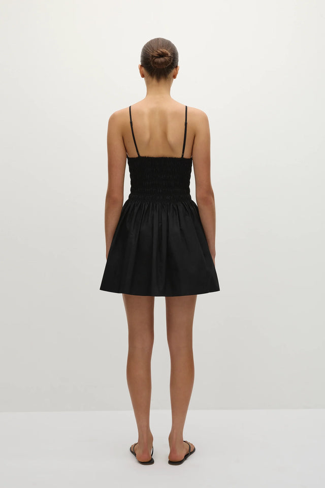 faithfull the brand black mini dress Jane Mini Dress Black
