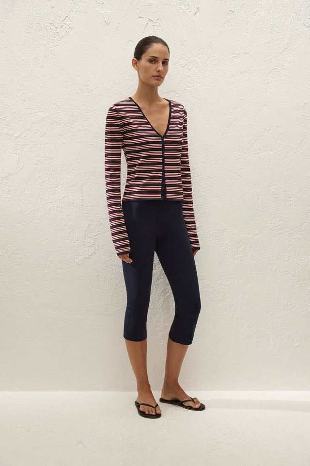 Leandra Capri Pant Navy