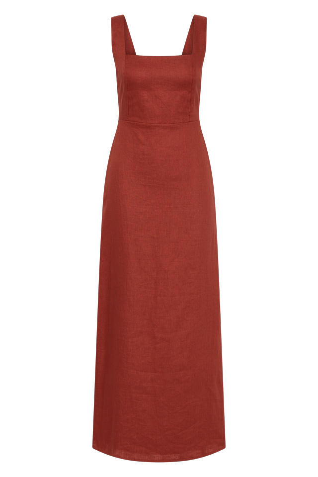 Lais Midi Dress Garnet