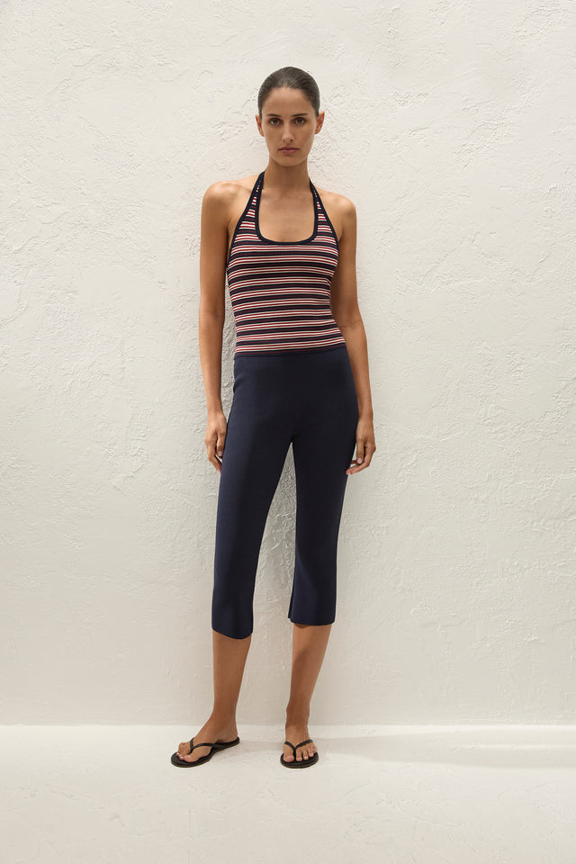 Leandra Capri Pant Navy